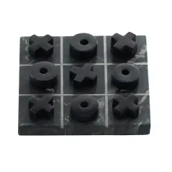 New Marble Tic Tac Toe Board Decorative Accents
