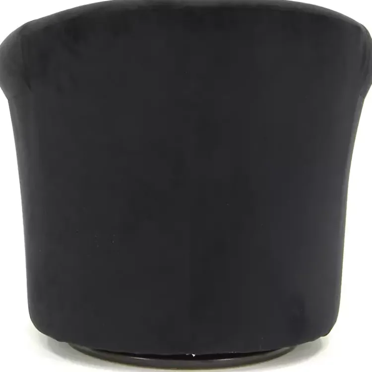 Kirklands Home Accent Chairs|Marley Swivel Accent Chair Black