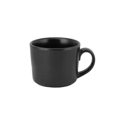 Kirklands Home Dinnerware|Matte Double Line 16-pc. Dinnerware Set Black