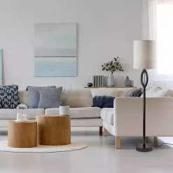 Kirklands Home Floor Lamps|Black Mayfair Open Floor Lamp