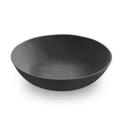 Kirklands Home Outdoor Dining|Melamine Santal Dinner Bowls, Set of 6 Black