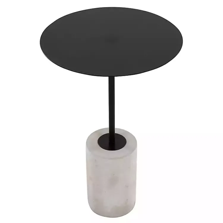 Kirklands Home Accent & End Tables|Metal & Concrete Janis Cocktail Table Black