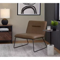 Kirklands Home Accent & End Tables|Metal & Concrete Janis Cocktail Table Black