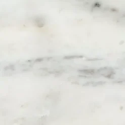 Kirklands Home Accent & End Tables|Black Metal & Marble Loop Accent Table White