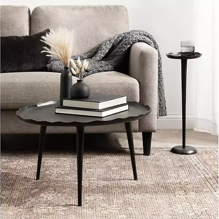 Kirklands Home Accent & End Tables|Metal Alicia Accent Table Black