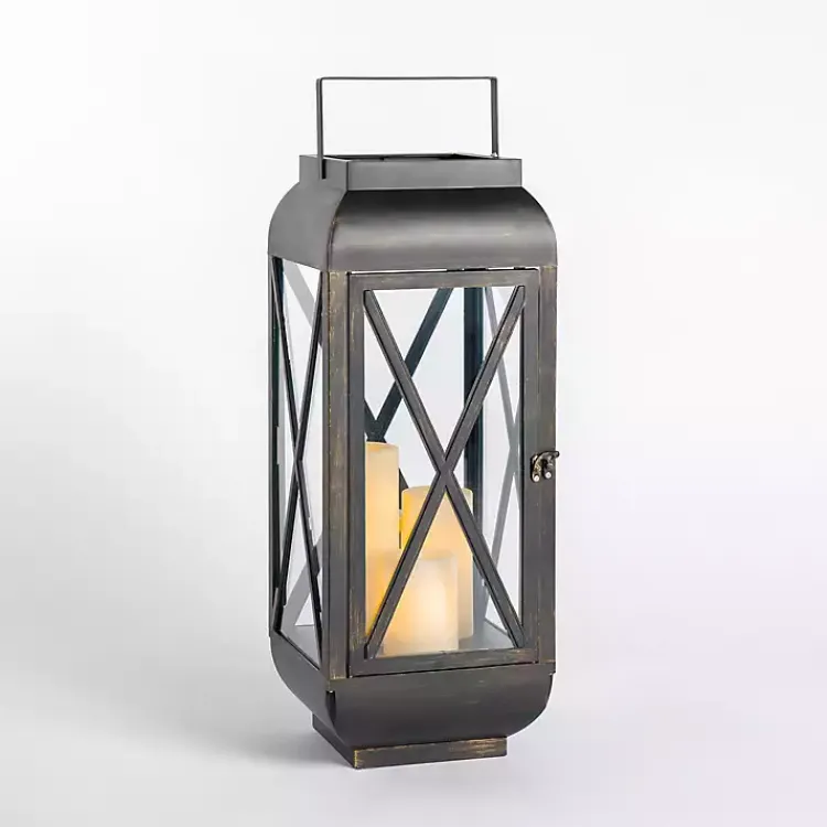 Sale Metal and Glass Thomas Lantern, 24 in. Lanterns