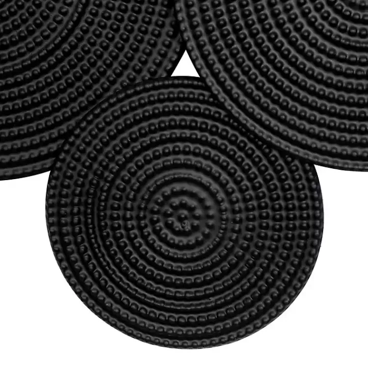 Kirklands Home Wall Plaques|Metal Circles Wall Plaque Black