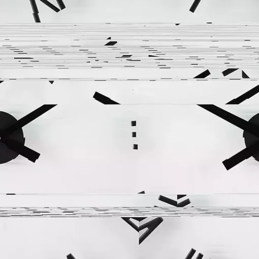 Kirklands Home Clocks|Black Metal Clear Glass Wall Clock