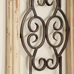 Kirklands Home Wall Plaques|Black Metal Farmhouse Scroll Wall Plaque