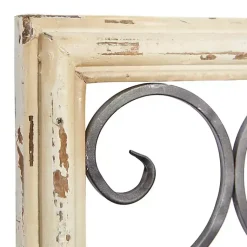 Kirklands Home Wall Plaques|Black Metal Farmhouse Scroll Wall Plaque