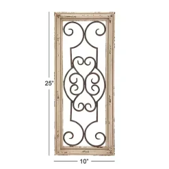 Kirklands Home Wall Plaques|Black Metal Farmhouse Scroll Wall Plaque