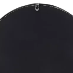 Kirklands Home Decorative Mirrors|Metal Figure Wall Mirror Black