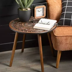 Online Black Metal Floating Frame Tabletop Clock Decorative Accents