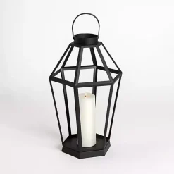 Best Metal Hexagon Lantern, 18 in. Lanterns