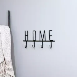 Kirklands Home Hooks|Black Metal Home Wall Hooks