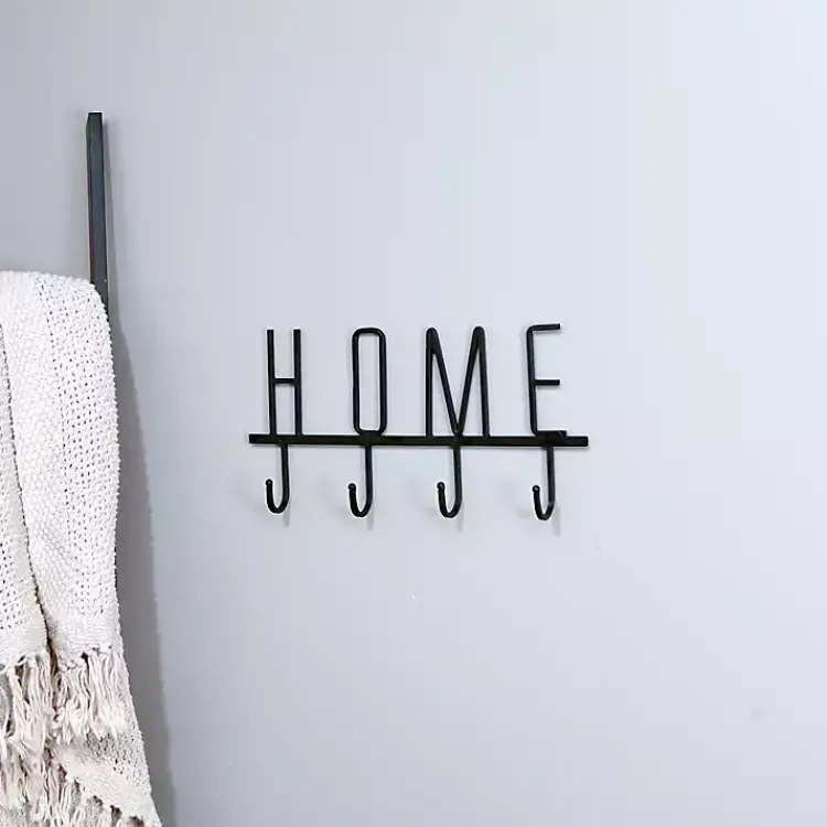 Kirklands Home Hooks|Black Metal Home Wall Hooks
