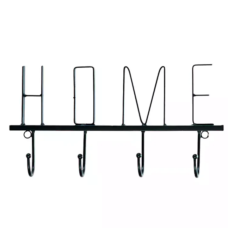 Kirklands Home Hooks|Black Metal Home Wall Hooks