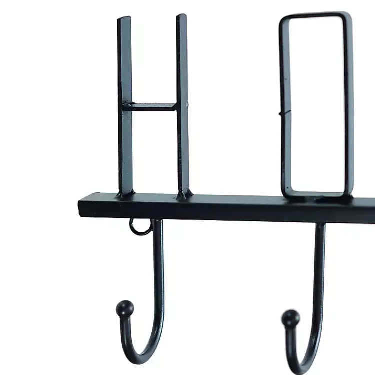 Kirklands Home Hooks|Black Metal Home Wall Hooks