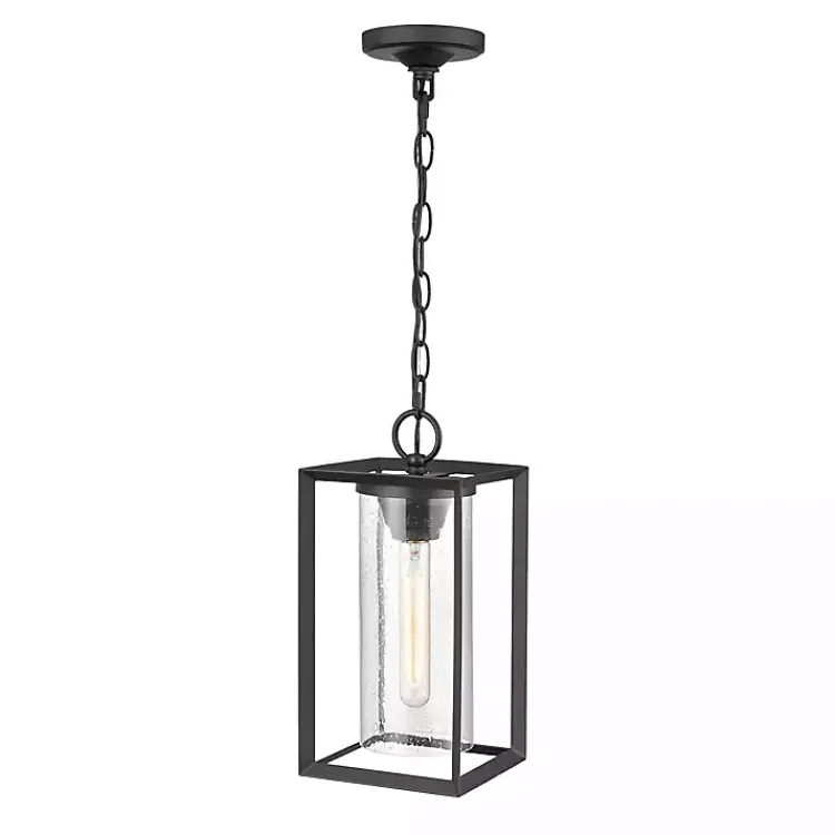 Kirklands Home Chandeliers & Pendant Lighting|Metal Lantern Pendant Light Black