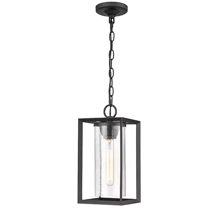 Kirklands Home Chandeliers & Pendant Lighting|Metal Lantern Pendant Light Black