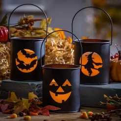 Best Metal LED Halloween Lanterns, Set of 6 Lanterns