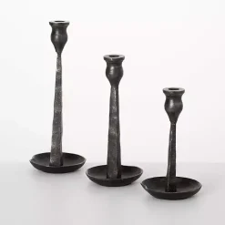 Sale Metal Modern Taper Candle Holders, Set of 3 Candle Holders