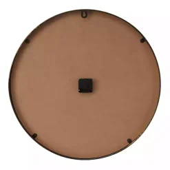 Kirklands Home Clocks|Black Metal Modern Thomas Wall Clock