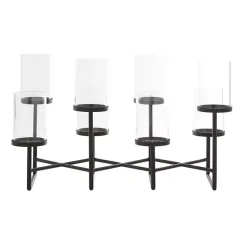 Clearance Metal Multi Level Candelabra Runner Candle Holders