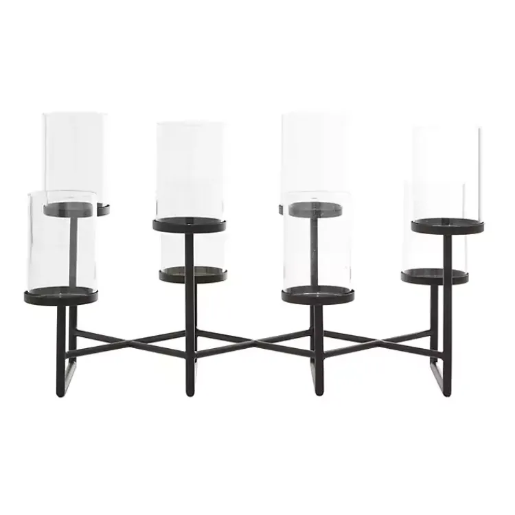 Clearance Metal Multi Level Candelabra Runner Candle Holders
