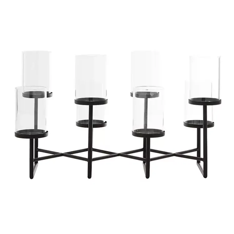 Clearance Metal Multi Level Candelabra Runner Candle Holders