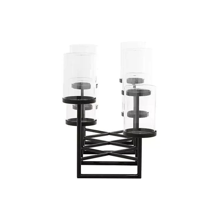 Clearance Metal Multi Level Candelabra Runner Candle Holders