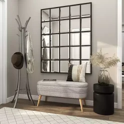 Kirklands Home Accent & End Tables|Metal Round Drum Accent Table Black