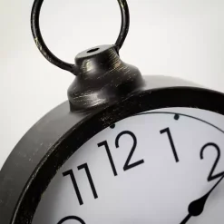 Best Metal Vintage Tabletop Clock Decorative Accents