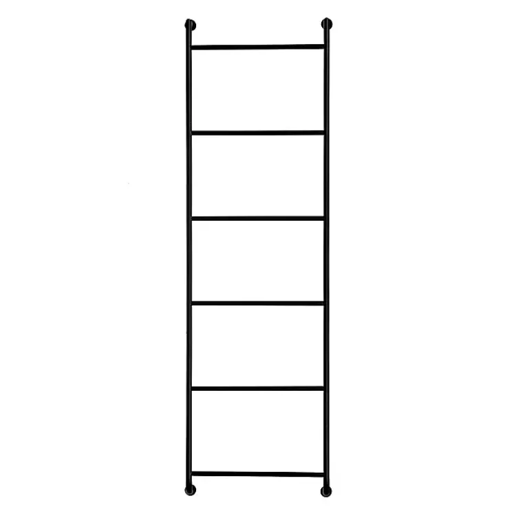 Kirklands Home Wall Storage|Metal Wall Ladder Black