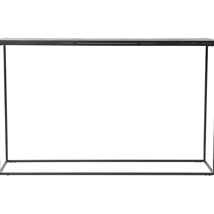 Kirklands Home Console Tables|Metal Wire Frame Console Table Black