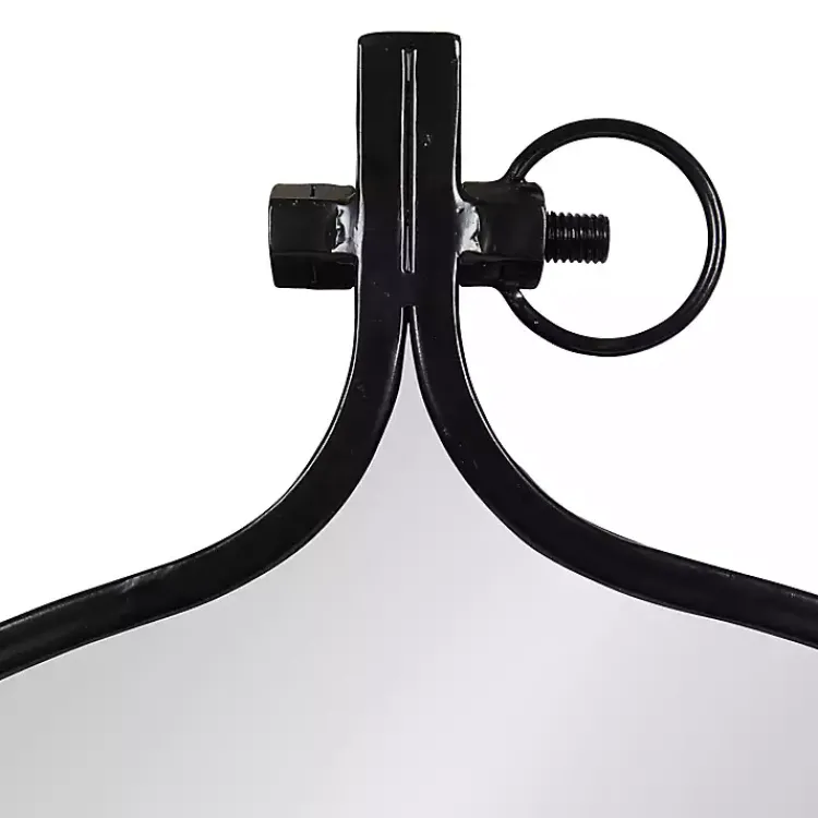 Kirklands Home Decorative Mirrors|Metal Yitro Wall Mirror Black