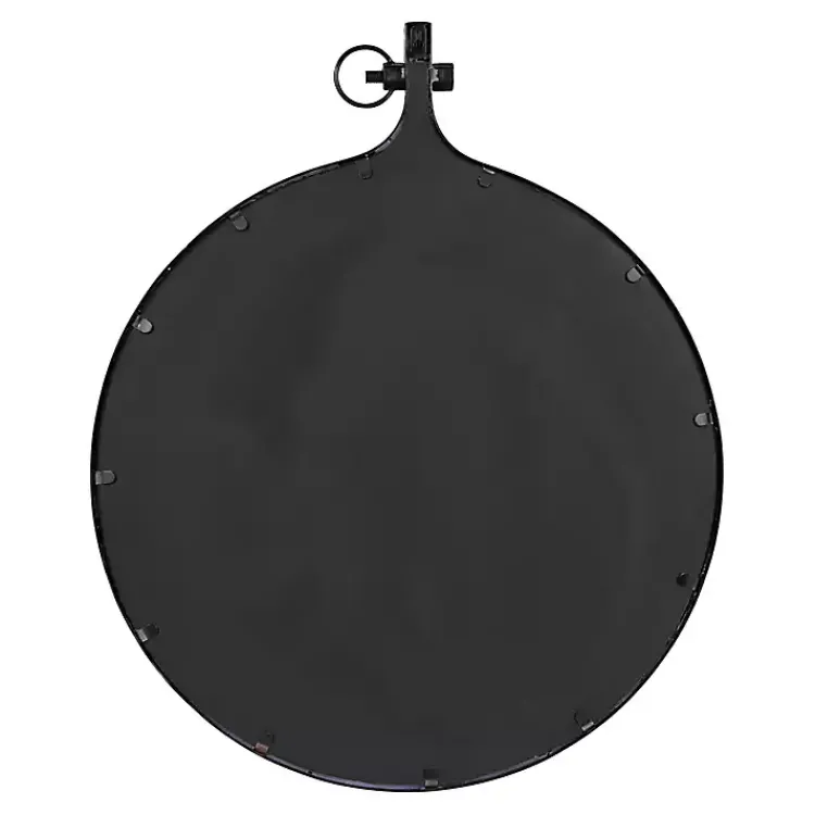 Kirklands Home Decorative Mirrors|Metal Yitro Wall Mirror Black