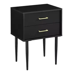 Kirklands Home Accent & End Tables|Mid-Century Modern Accent Table Black