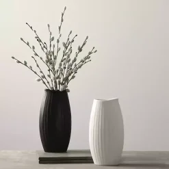 Sale Modern Ribbed Ceramic Vase Vases