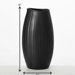 Sale Modern Ribbed Ceramic Vase Vases