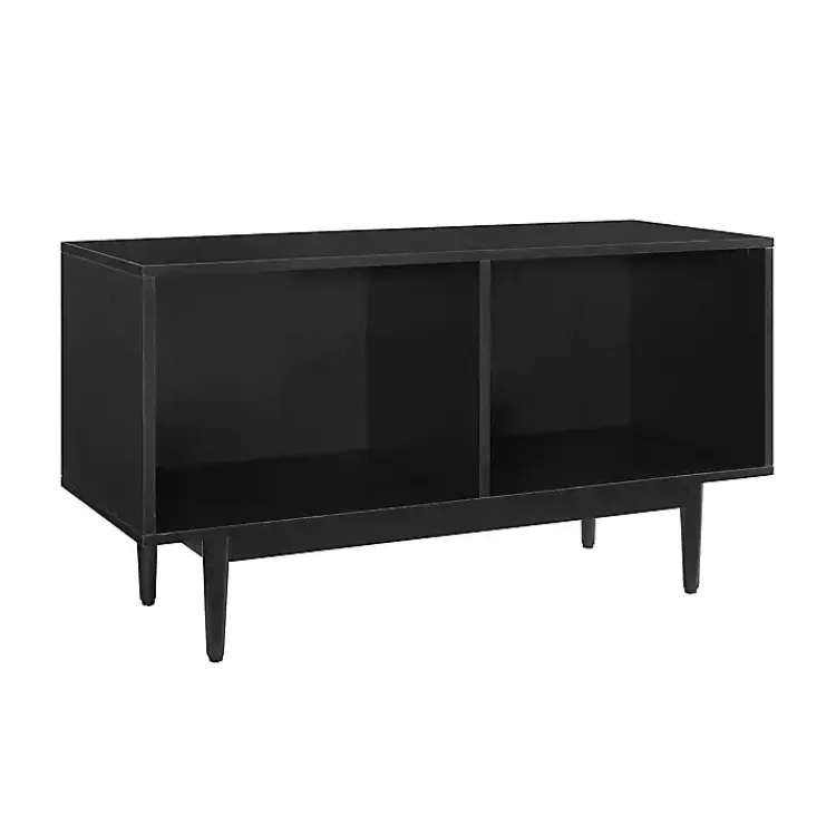 Kirklands Home Console Tables|Black Modern Wood Console Table, 40 in.