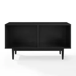 Kirklands Home Console Tables|Black Modern Wood Console Table, 40 in.