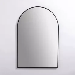 Kirklands Home Framed Mirrors|Nouveau Linear Arch Mirror Black