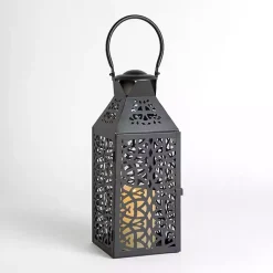 Hot Pierced Metal Lantern, 18 in. Lanterns