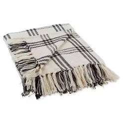 Online Plaid Fringe Throw Blankets & Throws