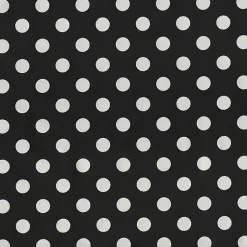 Kirklands Home Outdoor Cushions & Pillows|Polka Dot Outdoor Chaise Cushion Black