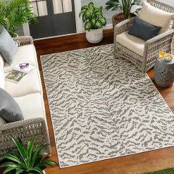 Kirklands Home Outdoor Rugs|Black Ravello Outdoor Rug, 7x10