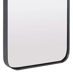 Kirklands Home Framed Mirrors|Rectangle Beveled Wall Mirror Black