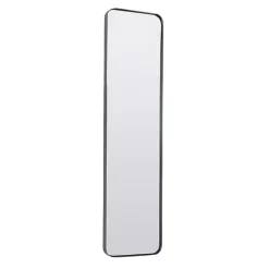 Kirklands Home Framed Mirrors|Rectangle Beveled Wall Mirror Black