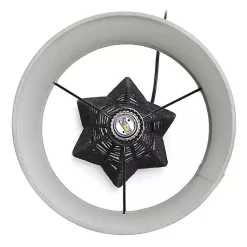 Kirklands Home Table Lamps|Black Rope Woven Table Lamp White